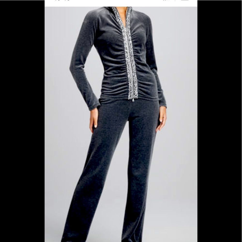 Neiman Marcus embellished track suit
